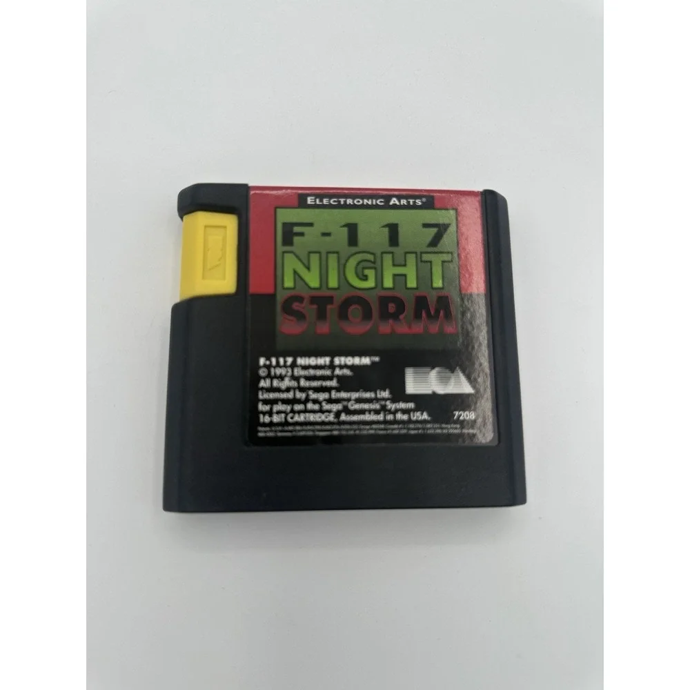 F-117 Night Storm (Sega Genesis, 1993) Cart Only Tested